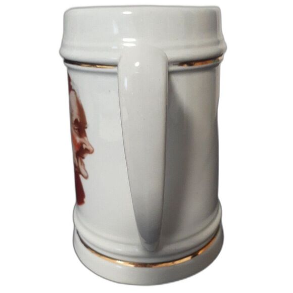 Antique Beer Stein Mug Cardinal 5 3/8 " Tall - Picture 2 of 5